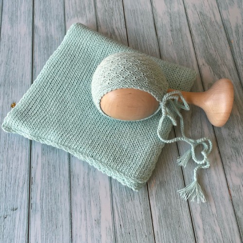 pack gorro y wrap hechos a mano